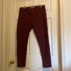Maroon Jeggings